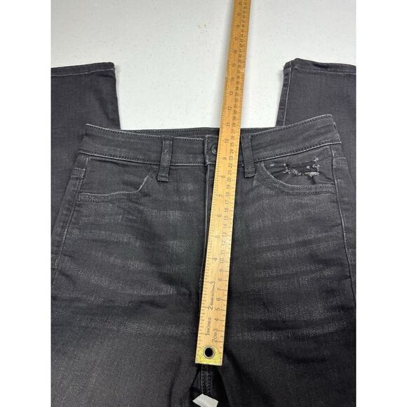 American Eagle Charcoal Super High Rise Distressed Jogging Size 4short - Picture 5 of 7